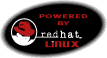 Powered by Red Hat Linux